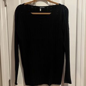 Miss Sasa Black Long Sleeve Sweater